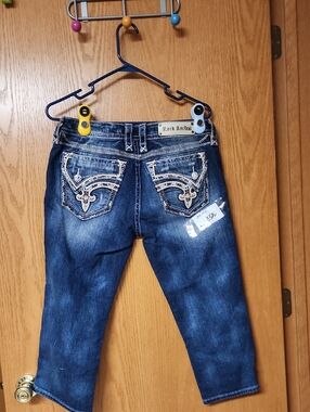 Rock revival jean capris womens 31x20.5 number 3506